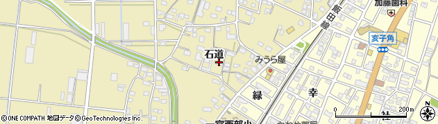 愛知県豊川市大木町石道59周辺の地図