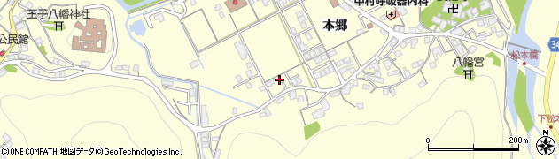 島根県浜田市内村町本郷572周辺の地図