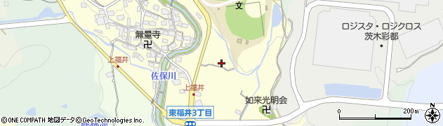 大阪府茨木市東福井周辺の地図