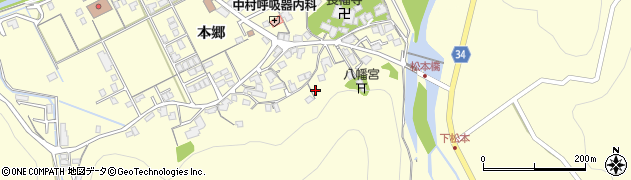 島根県浜田市内村町本郷741周辺の地図