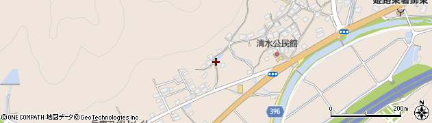 兵庫県姫路市飾東町山崎1183周辺の地図