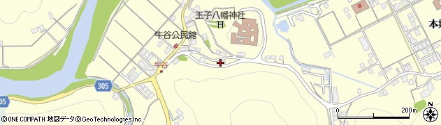 島根県浜田市内村町本郷345周辺の地図