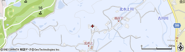 兵庫県三木市吉川町水上200周辺の地図