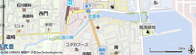愛知県知多郡武豊町堀割49周辺の地図