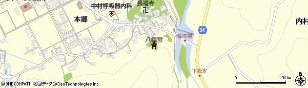 島根県浜田市内村町本郷752周辺の地図