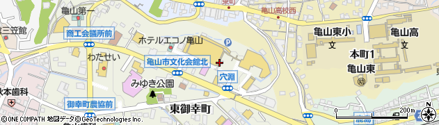 キリン堂亀山店周辺の地図