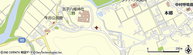 島根県浜田市内村町本郷385周辺の地図