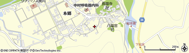 島根県浜田市内村町本郷730周辺の地図