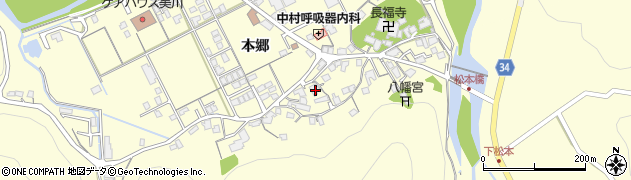 島根県浜田市内村町本郷701周辺の地図