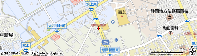 瀬戸新屋東周辺の地図