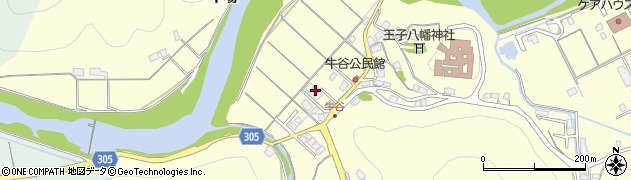 島根県浜田市内村町本郷254周辺の地図