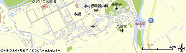 島根県浜田市内村町本郷699周辺の地図
