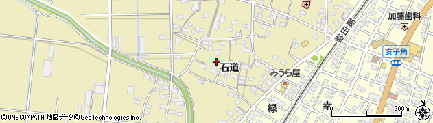 愛知県豊川市大木町石道53周辺の地図