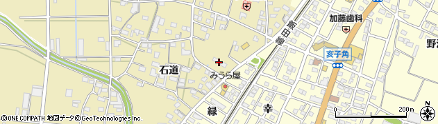 愛知県豊川市大木町石道87周辺の地図