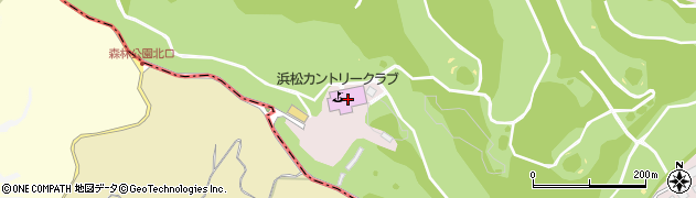 浜松カントリークラブ　食堂部周辺の地図