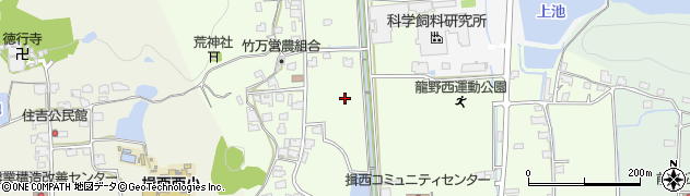 兵庫県たつの市揖西町竹万周辺の地図