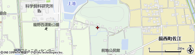 兵庫県たつの市揖西町前地19周辺の地図