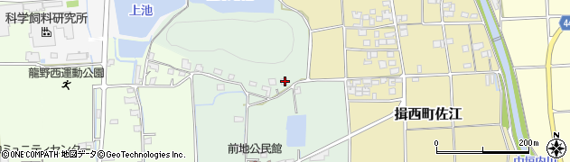 兵庫県たつの市揖西町前地5周辺の地図