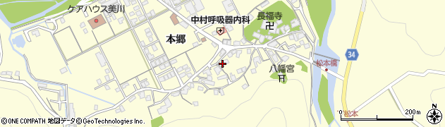 島根県浜田市内村町本郷697周辺の地図