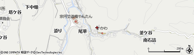 京都府綴喜郡宇治田原町湯屋谷北石詰周辺の地図