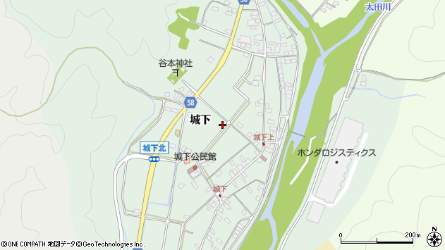 〒437-0211 静岡県周智郡森町城下の地図