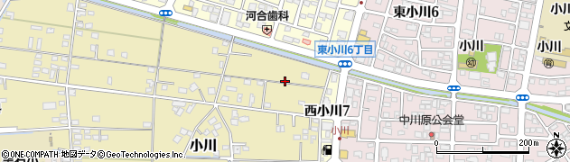 静岡県焼津市小川周辺の地図