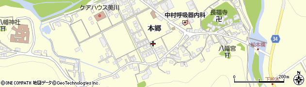 島根県浜田市内村町本郷609周辺の地図