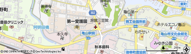 有限会社マコー美容室　亀山店周辺の地図