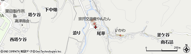 京都府宇治田原町（綴喜郡）湯屋谷周辺の地図
