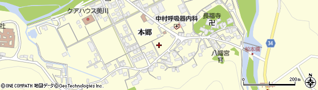 島根県浜田市内村町本郷677周辺の地図