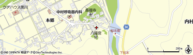 島根県浜田市内村町本郷815周辺の地図