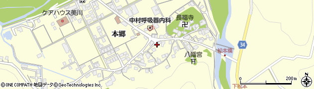 島根県浜田市内村町本郷692周辺の地図