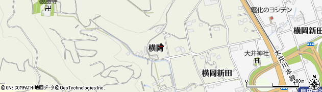 静岡県島田市横岡168周辺の地図