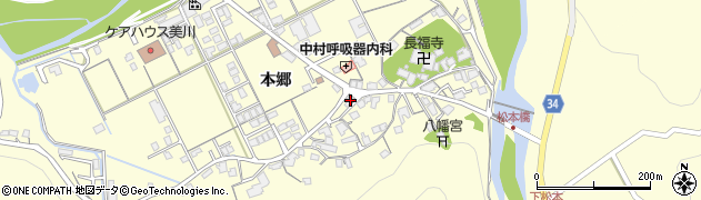 島根県浜田市内村町本郷689周辺の地図