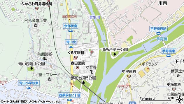 〒671-2214 兵庫県姫路市西夢前台の地図