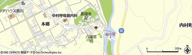 島根県浜田市内村町本郷823周辺の地図