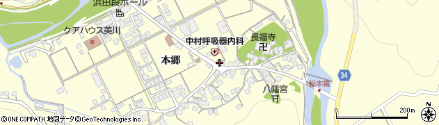島根県浜田市内村町本郷787周辺の地図