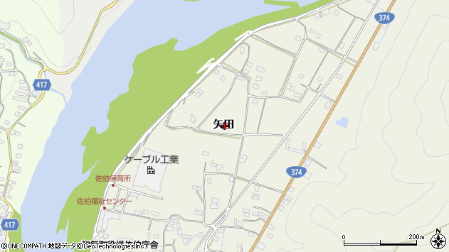 〒709-0511 岡山県和気郡和気町矢田の地図