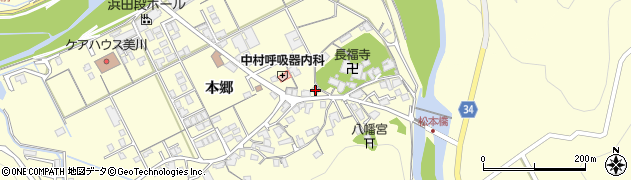 島根県浜田市内村町本郷757周辺の地図
