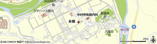 島根県浜田市内村町本郷682周辺の地図