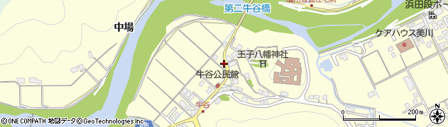 島根県浜田市内村町本郷247周辺の地図