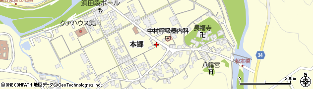 島根県浜田市内村町本郷683周辺の地図