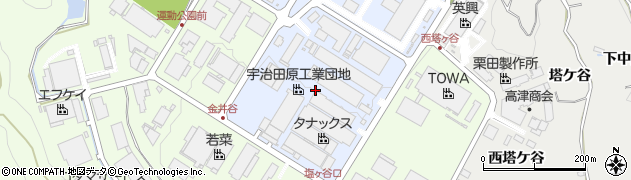 宇治田原町商工会周辺の地図