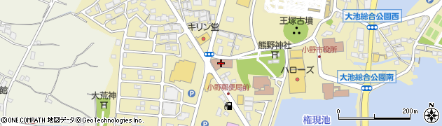 小野郵便局配達周辺の地図
