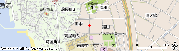 愛知県常滑市苅屋周辺の地図