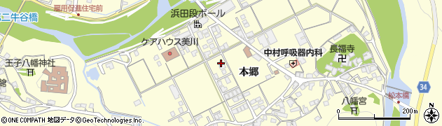 島根県浜田市内村町本郷606周辺の地図
