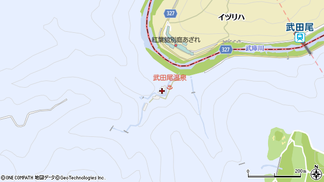 〒669-1251 兵庫県西宮市塩瀬町名塩５３１３−３５番地の地図