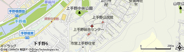 兵庫県姫路市上手野77周辺の地図