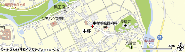 島根県浜田市内村町本郷680周辺の地図