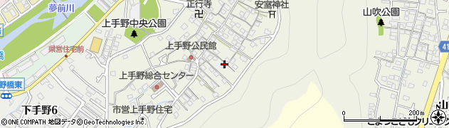兵庫県姫路市上手野171周辺の地図